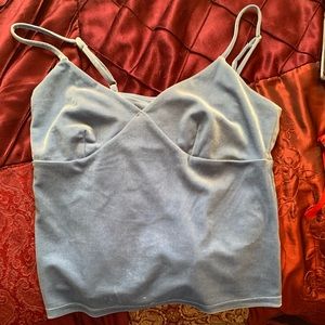 blue velvet tank